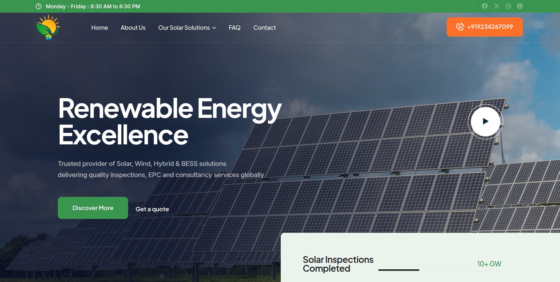 Ugrarupa Energy - Renewable Energy Enterprise Website