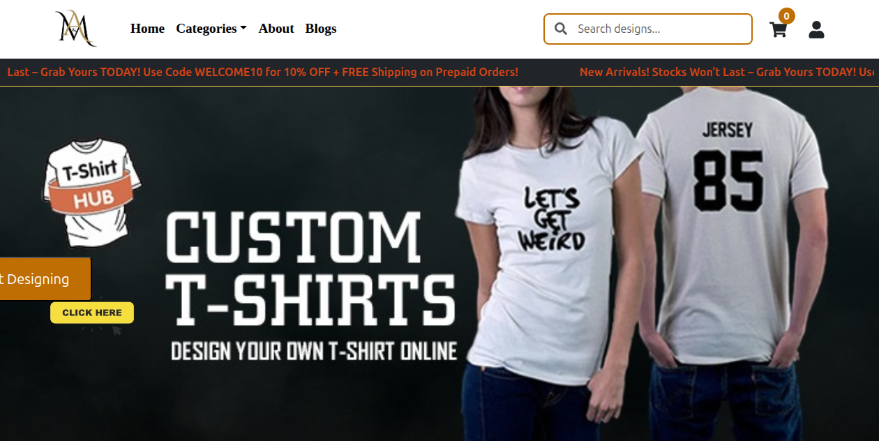 Anmprints - E-commerce Web Application